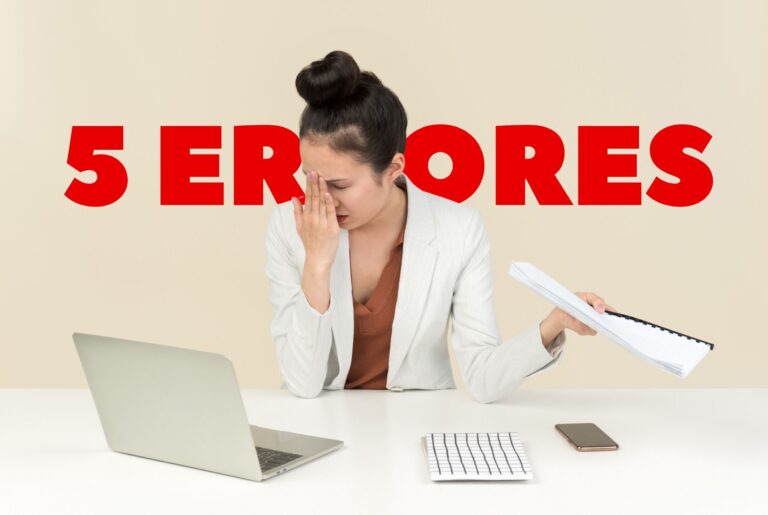 5 errores comunes que frenan el crecimiento digital de tu negocio (y cómo solucionarlos)